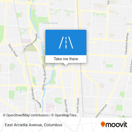 Mapa de East Arcadia Avenue