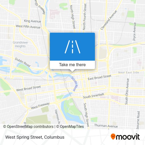 Mapa de West Spring Street