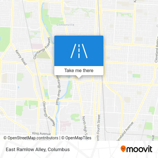 East Ramlow Alley map
