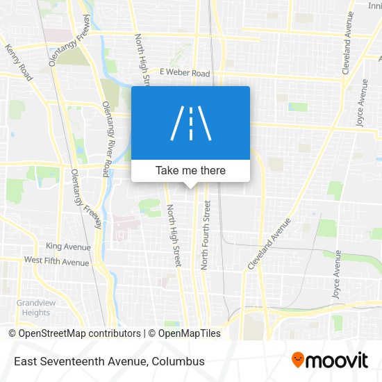 Mapa de East Seventeenth Avenue
