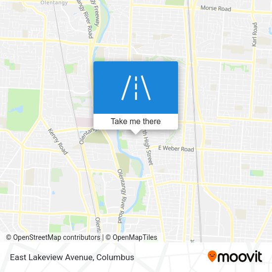 East Lakeview Avenue map