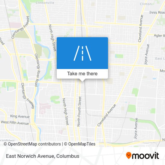 Mapa de East Norwich Avenue