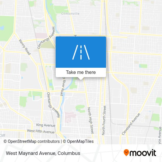 West Maynard Avenue map