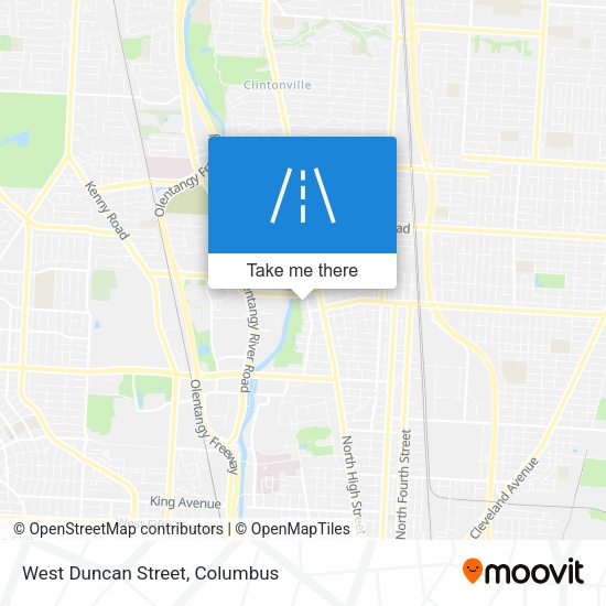 Mapa de West Duncan Street