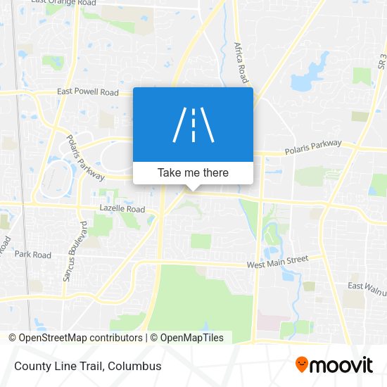 County Line Trail map