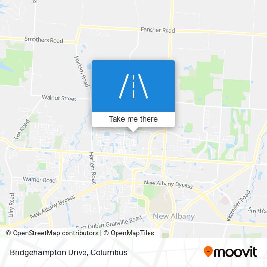 Bridgehampton Drive map