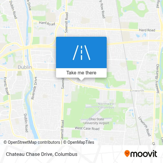 Chateau Chase Drive map