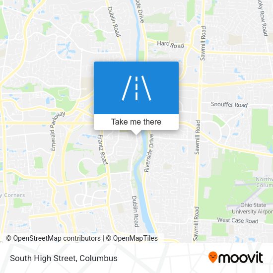 South High Street map