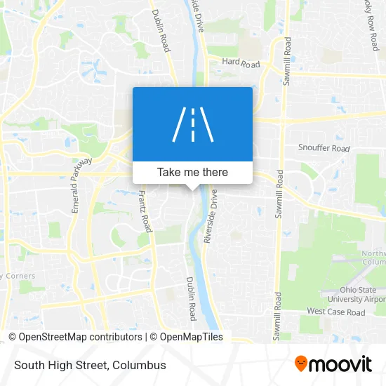 South High Street map