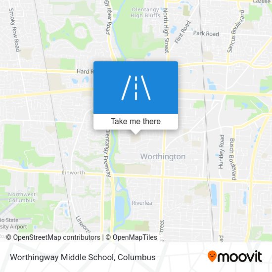 Worthingway Middle School map