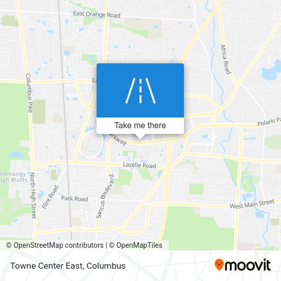 Mapa de Towne Center East