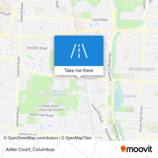 Mapa de Adler Court
