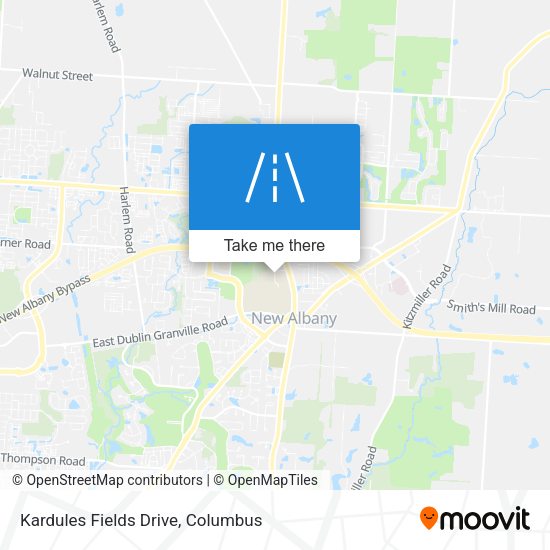 Kardules Fields Drive map