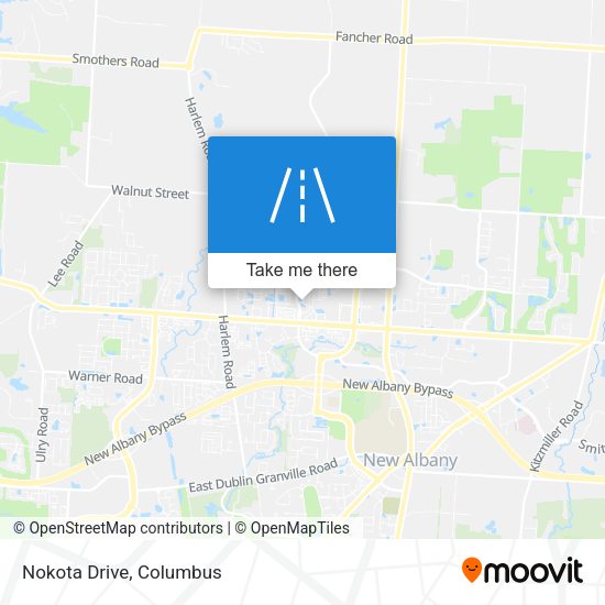 Nokota Drive map