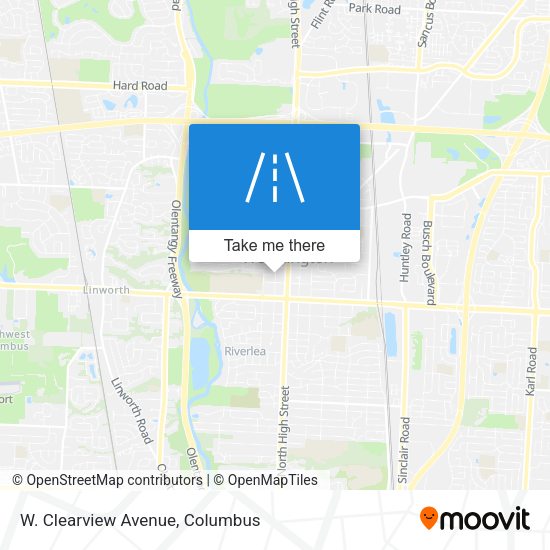 Mapa de W. Clearview Avenue