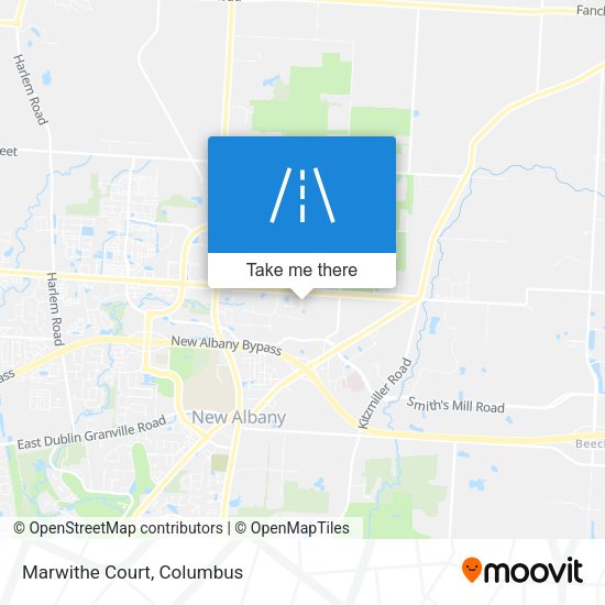Mapa de Marwithe Court