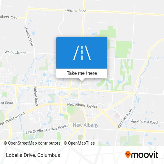 Lobelia Drive map