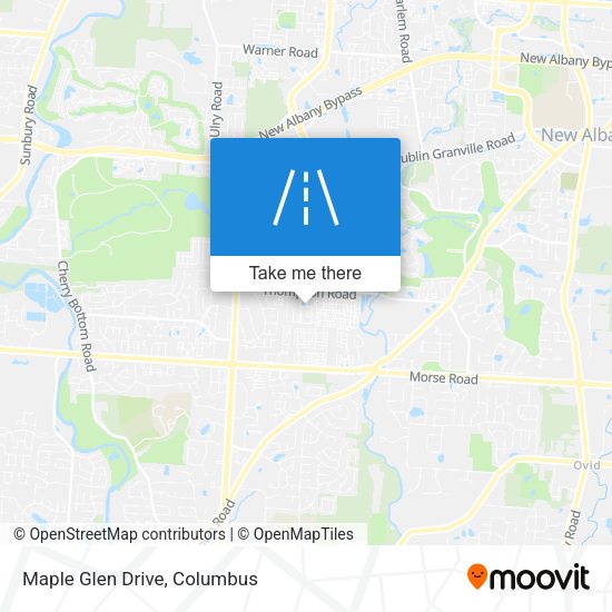 Maple Glen Drive map