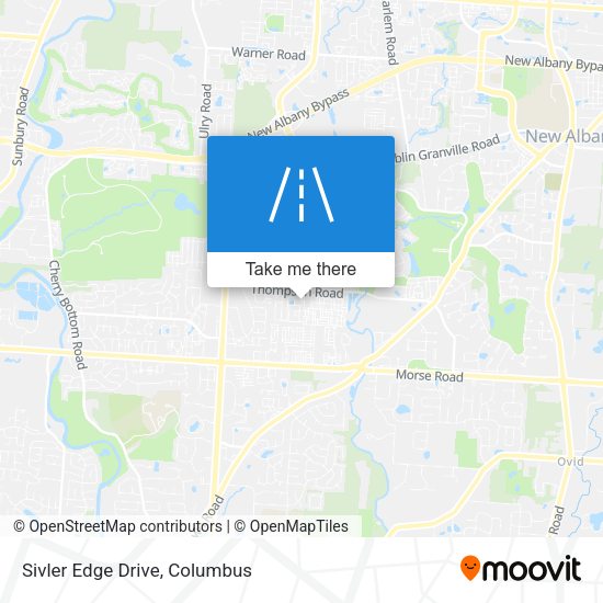 Sivler Edge Drive map