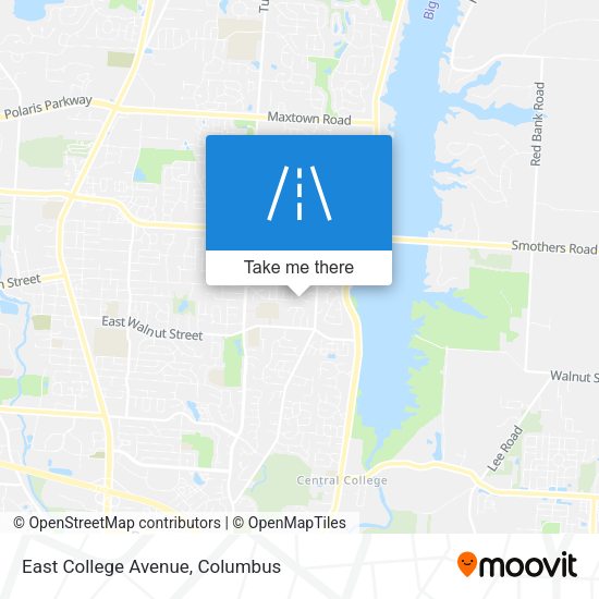 East College Avenue map