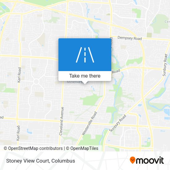 Stoney View Court map