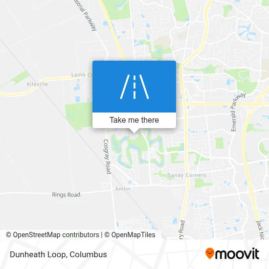 Dunheath Loop map