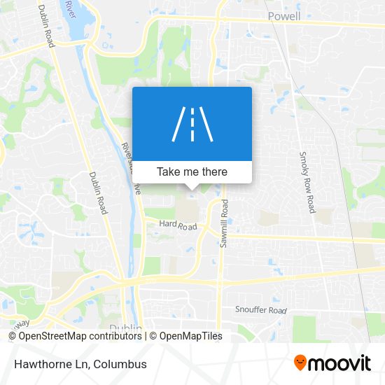 Mapa de Hawthorne Ln