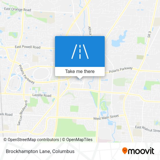 Brockhampton Lane map