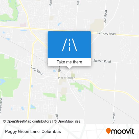 Peggy Green Lane map