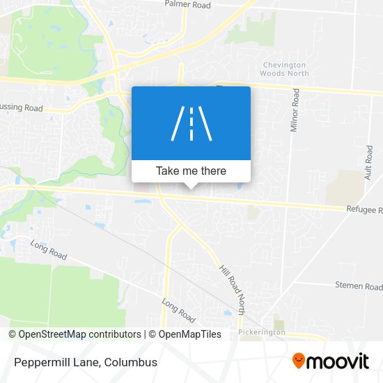 Mapa de Peppermill Lane