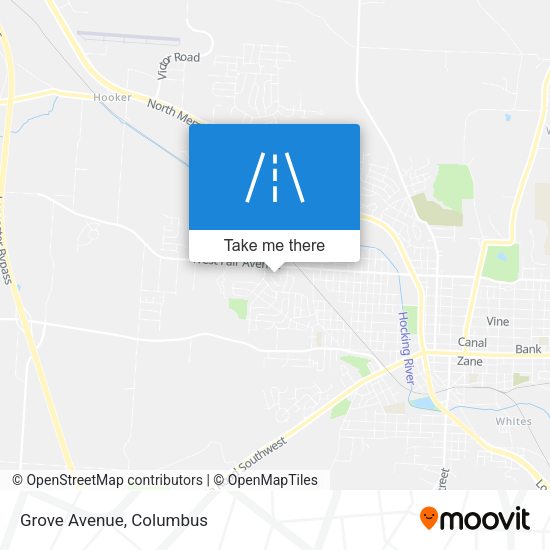 Mapa de Grove Avenue