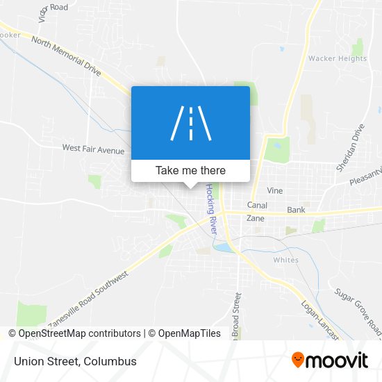 Union Street map