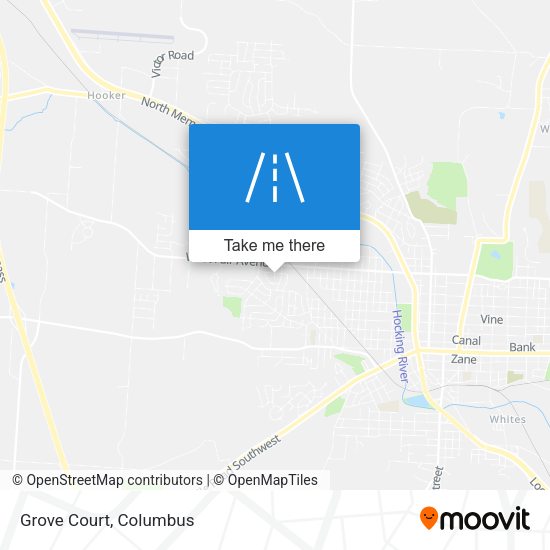 Mapa de Grove Court