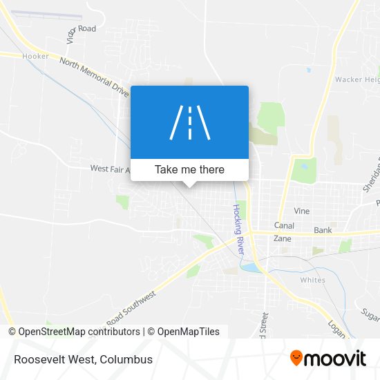 Mapa de Roosevelt West