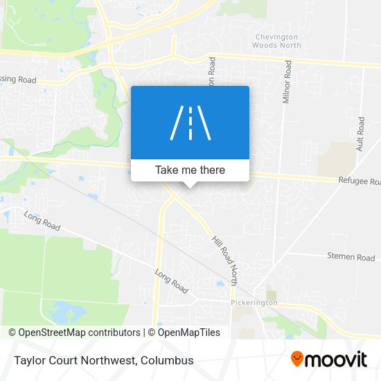 Taylor Court Northwest map