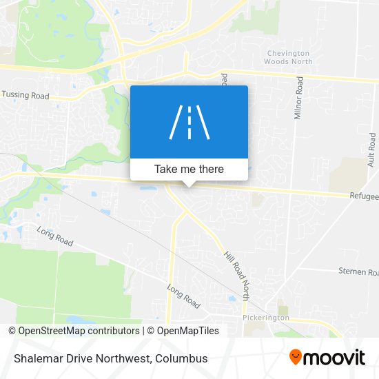 Shalemar Drive Northwest map