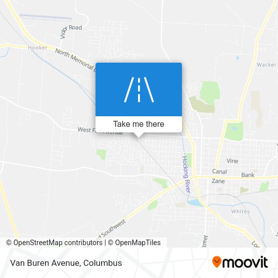 Van Buren Avenue map