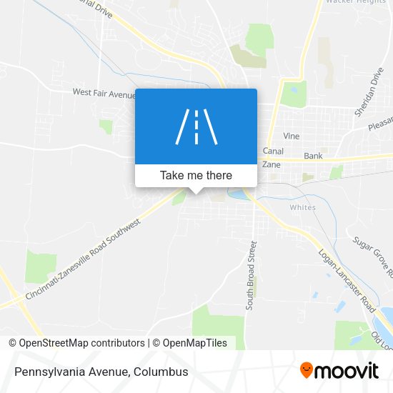 Pennsylvania Avenue map