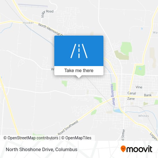 Mapa de North Shoshone Drive