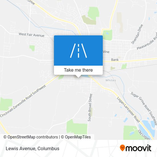 Mapa de Lewis Avenue
