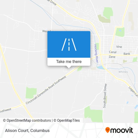 Mapa de Alison Court