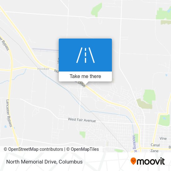 North Memorial Drive map