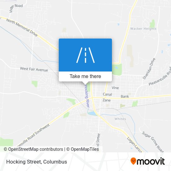 Mapa de Hocking Street
