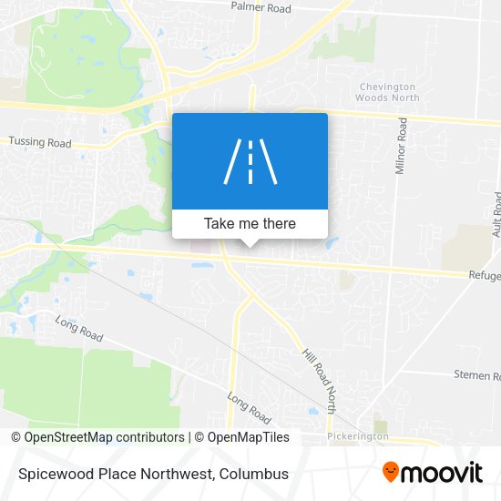 Mapa de Spicewood Place Northwest