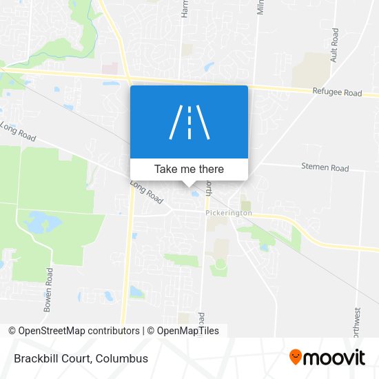 Mapa de Brackbill Court