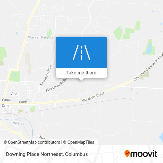 Downing Place Northeast map