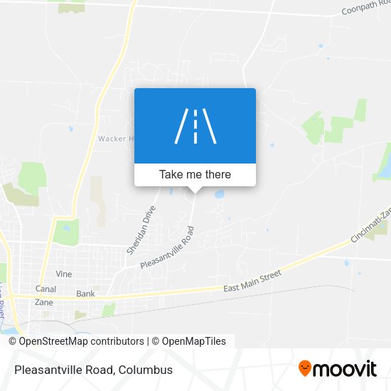 Pleasantville Road map