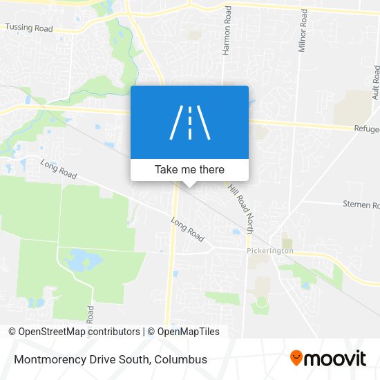 Montmorency Drive South map