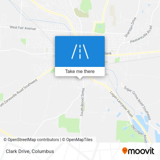 Clark Drive map