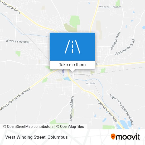 West Winding Street map